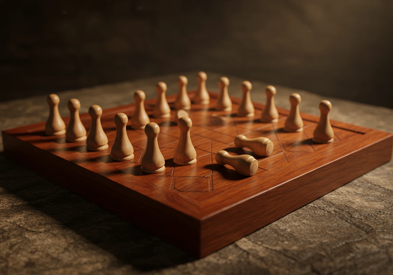 Board game created on Craiyon