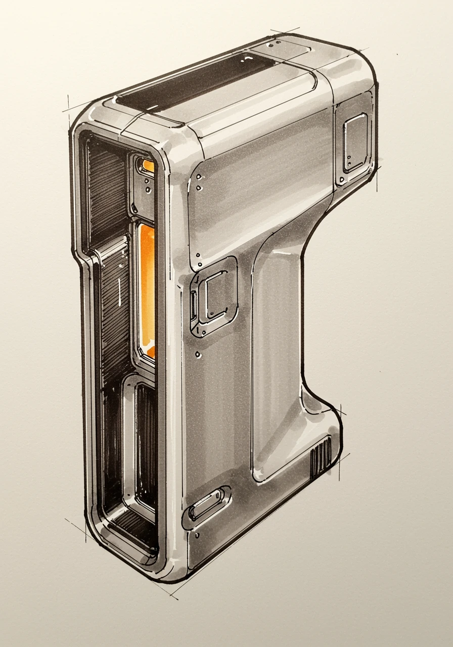 Industrial design created on Craiyon