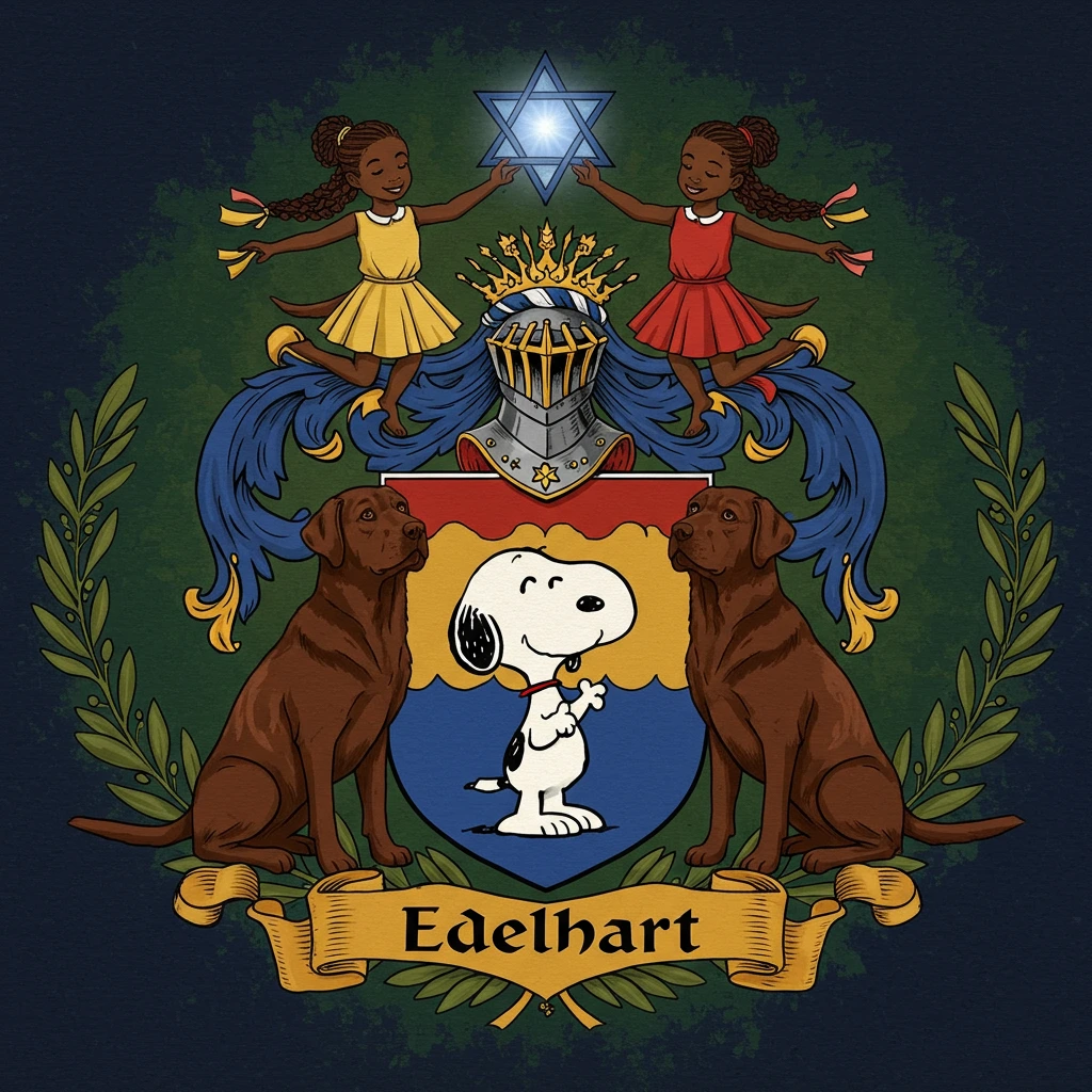 Coat of arms created on Craiyon