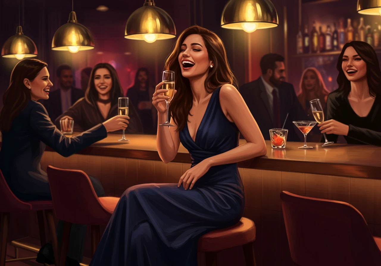 Socializing created on Craiyon