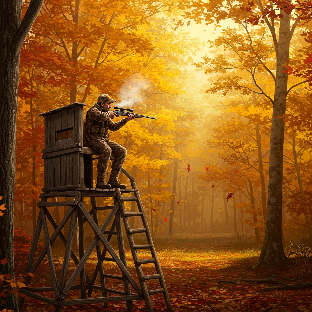 Hunting created on Craiyon