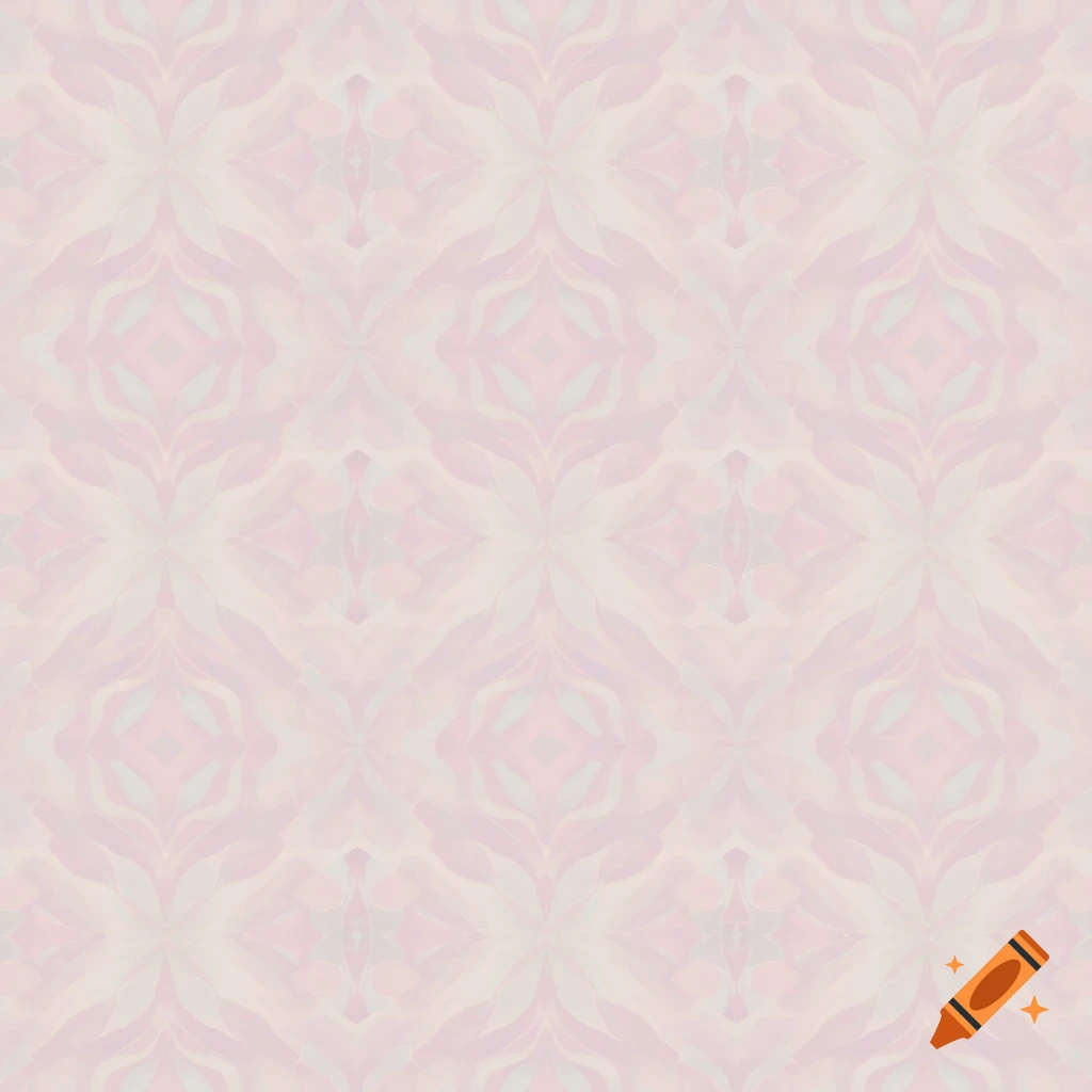 A pale pink and white abstract pattern resembling faded floral motifs repeating across the image.