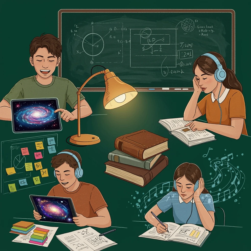 Learning created on Craiyon