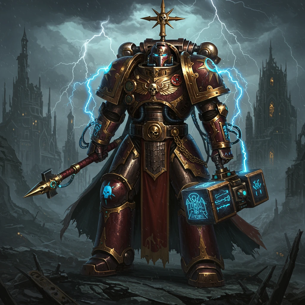 Warhammer 40k created on Craiyon