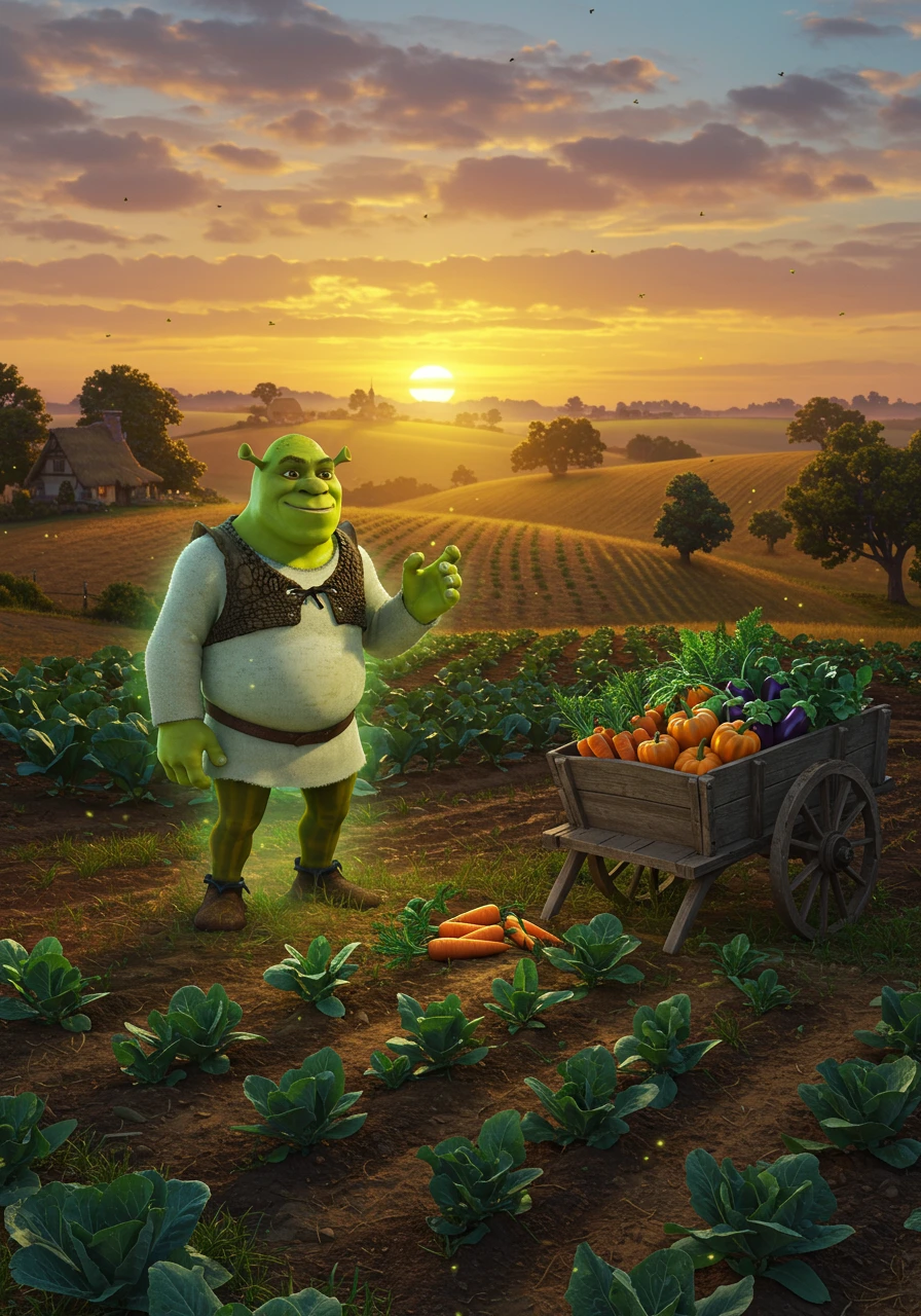 Shrek created on Craiyon