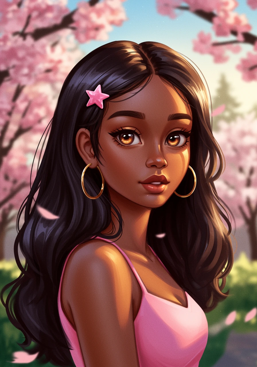 Cherry blossom created on Craiyon