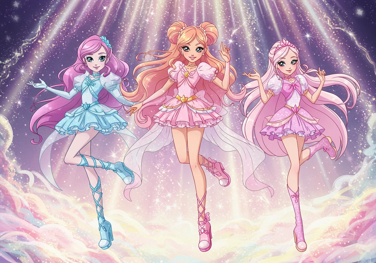 Magical girl created on Craiyon