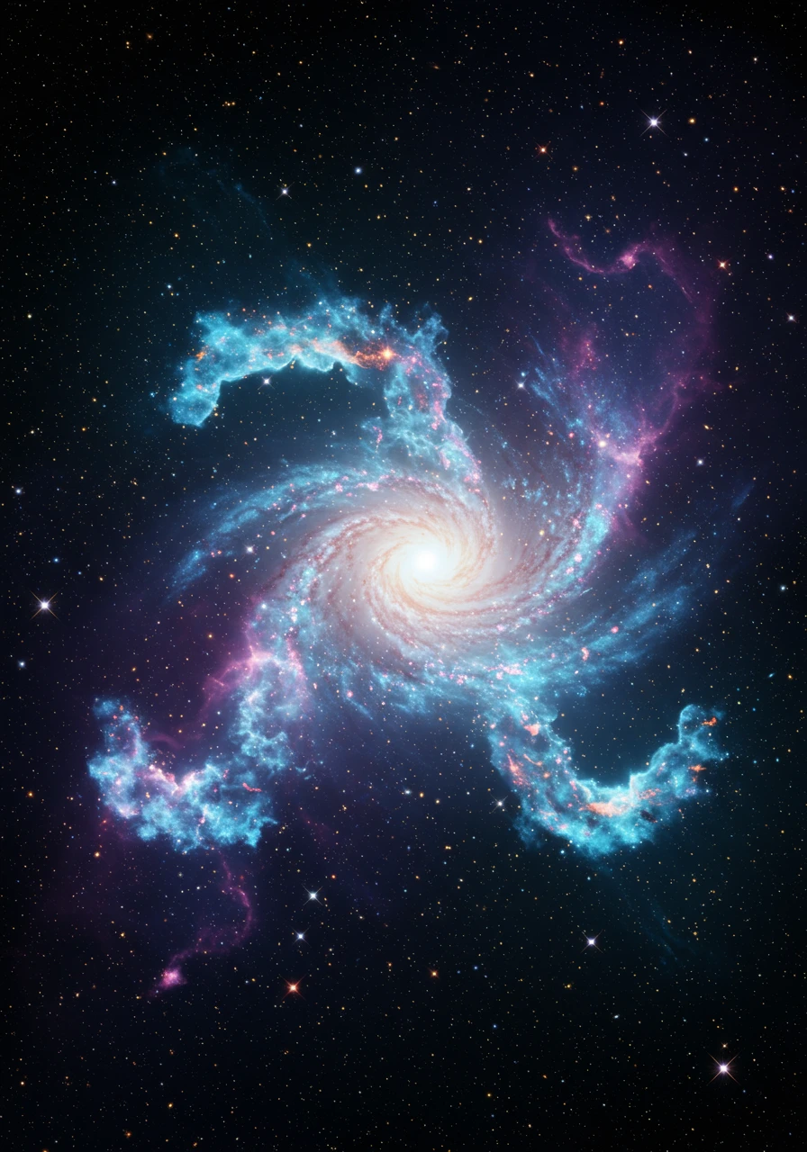 Galaxy created on Craiyon