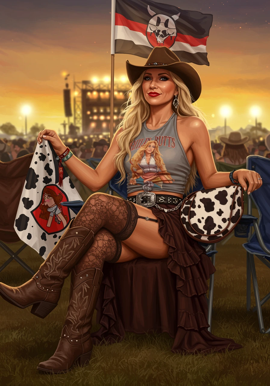 Country music created on Craiyon