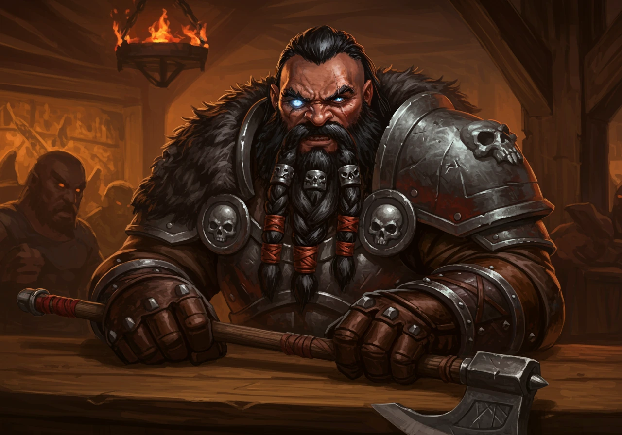 Barbarian created on Craiyon