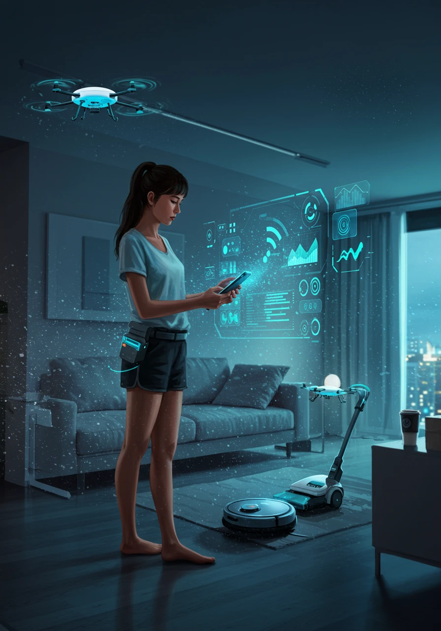 Smart home created on Craiyon