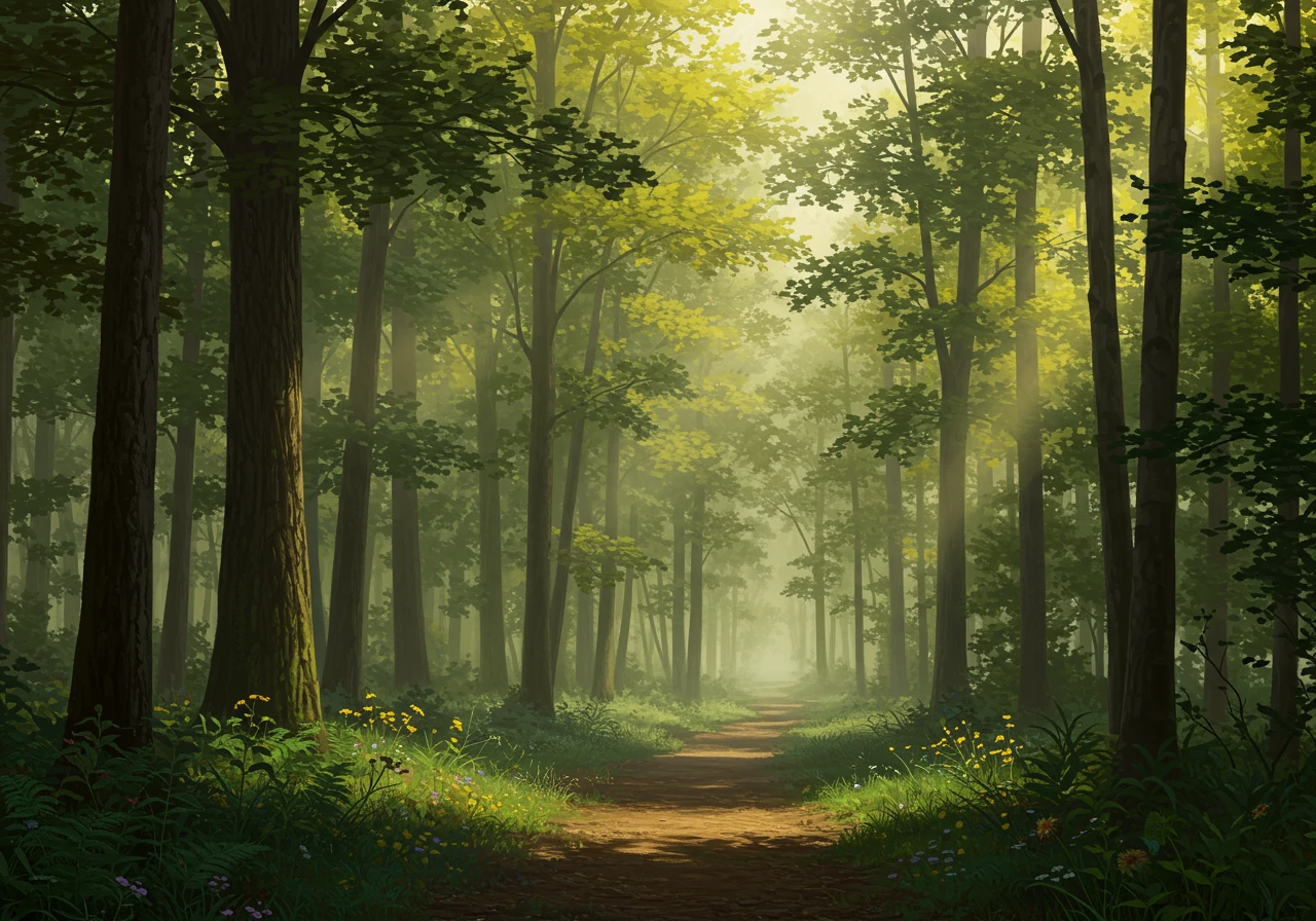 Forest created on Craiyon