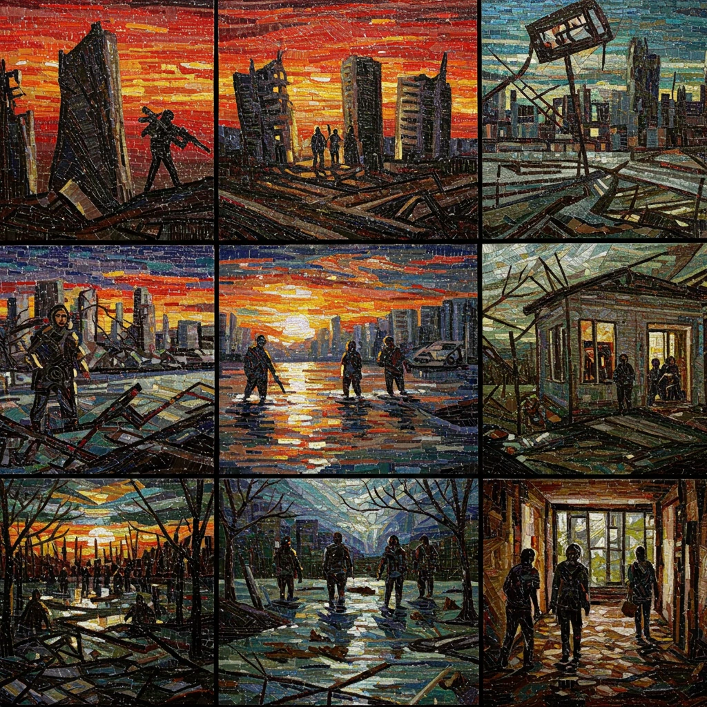 Mosaic created on Craiyon