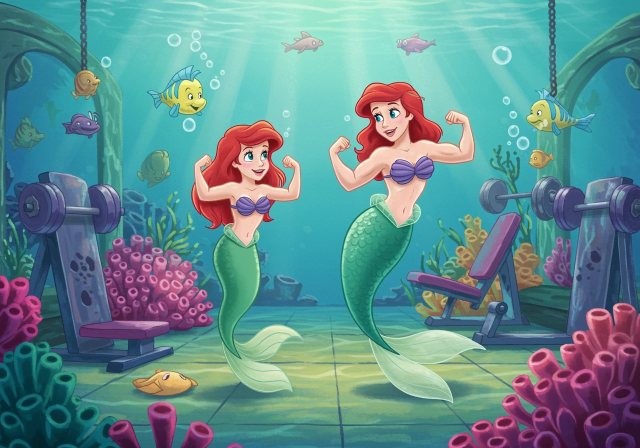 Fitness created on Craiyon