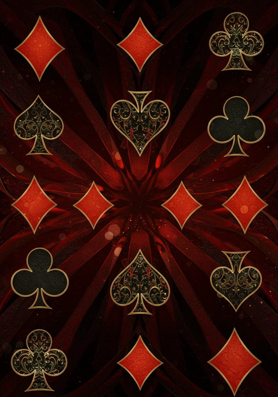 Playing cards created on Craiyon