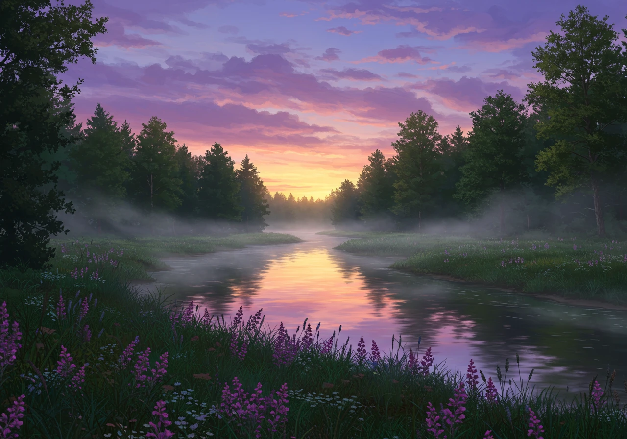 River created on Craiyon