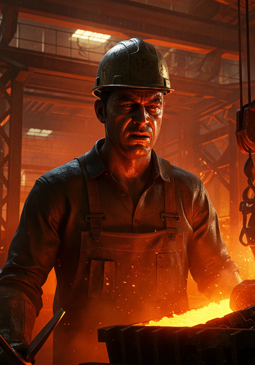 Worker created on Craiyon