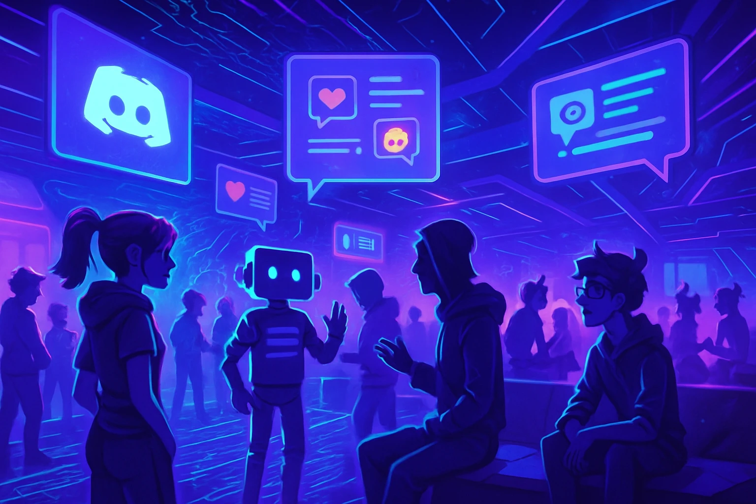 Social media created on Craiyon