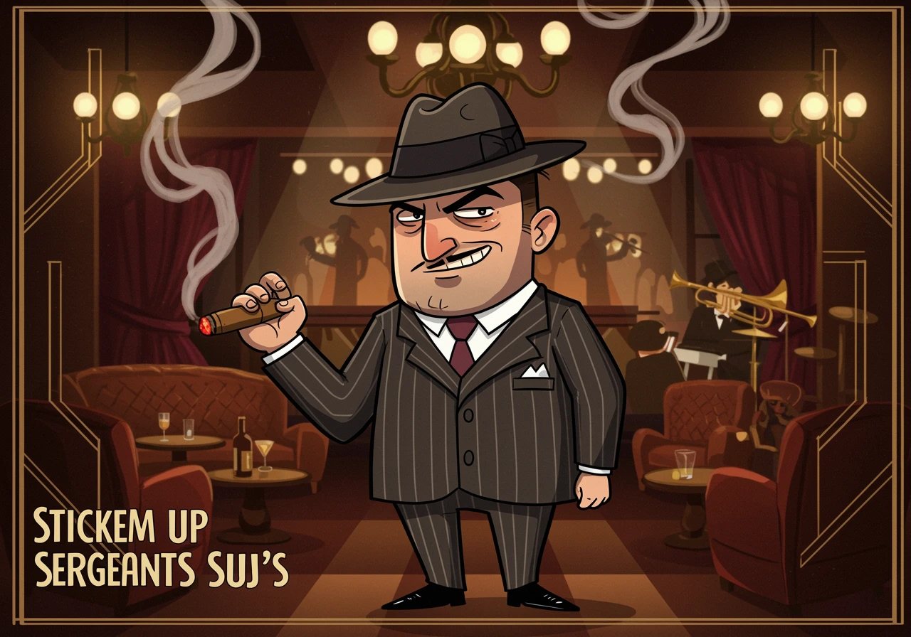 Gangster created on Craiyon