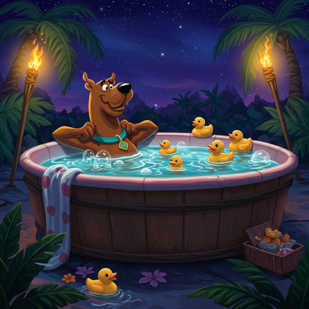 Scooby doo created on Craiyon