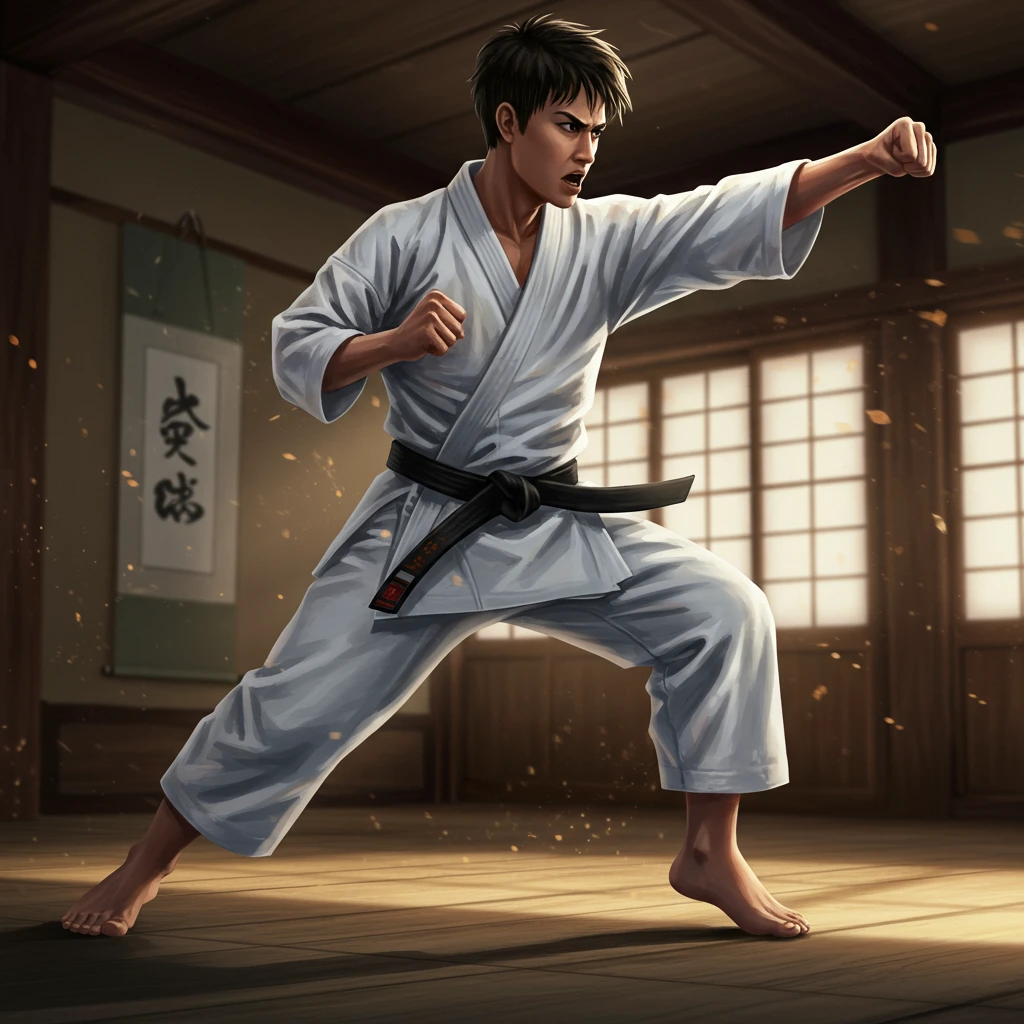 Martial arts created on Craiyon