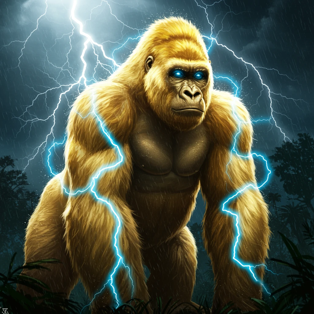 Gorilla created on Craiyon