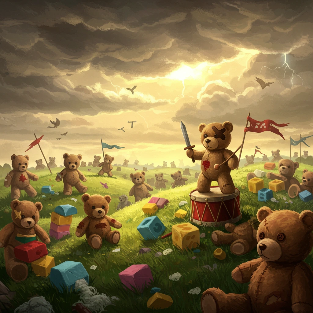 Teddy bears created on Craiyon