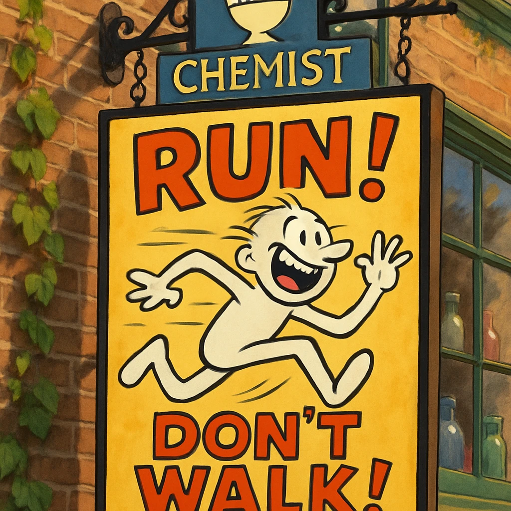 Signage created on Craiyon