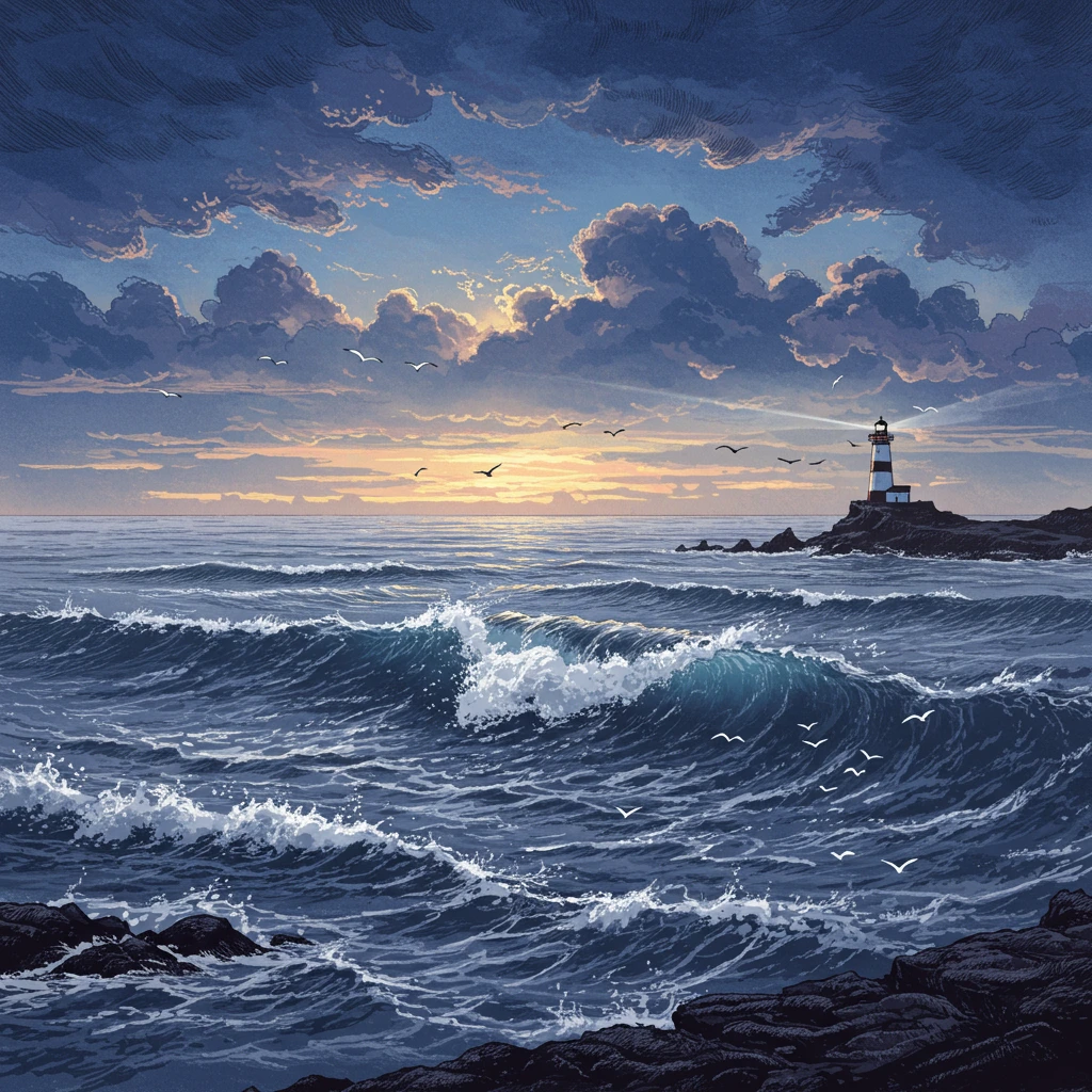 Lighthouse created on Craiyon