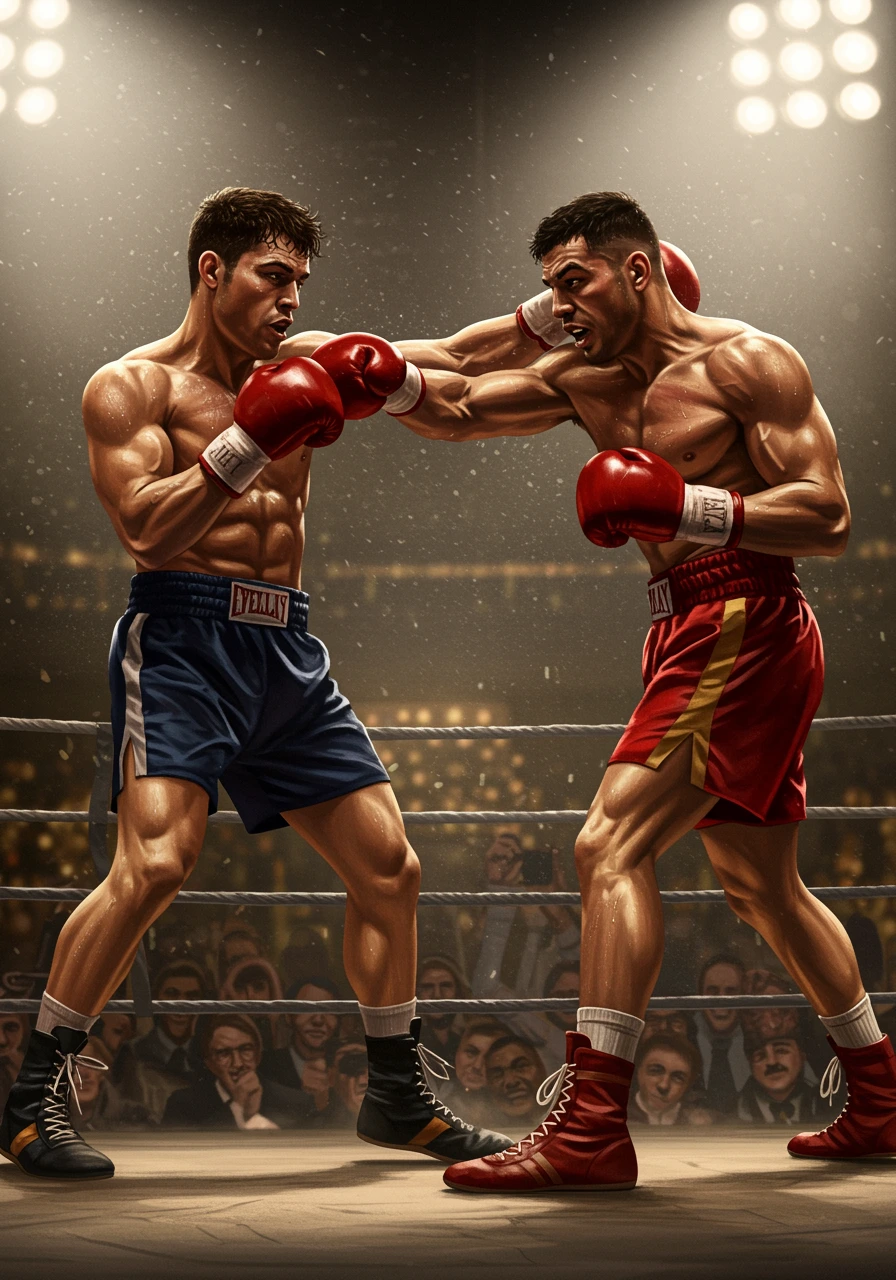 Boxing created on Craiyon