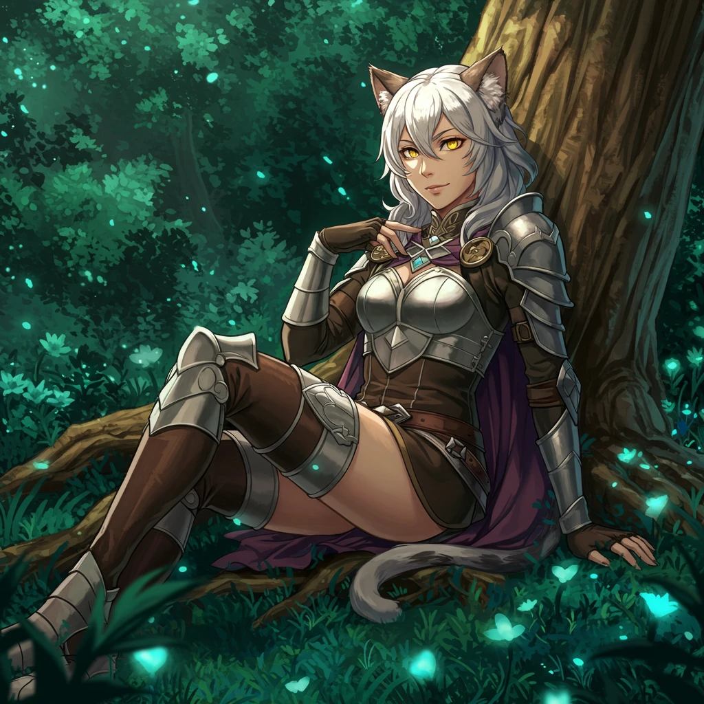 Catgirl created on Craiyon