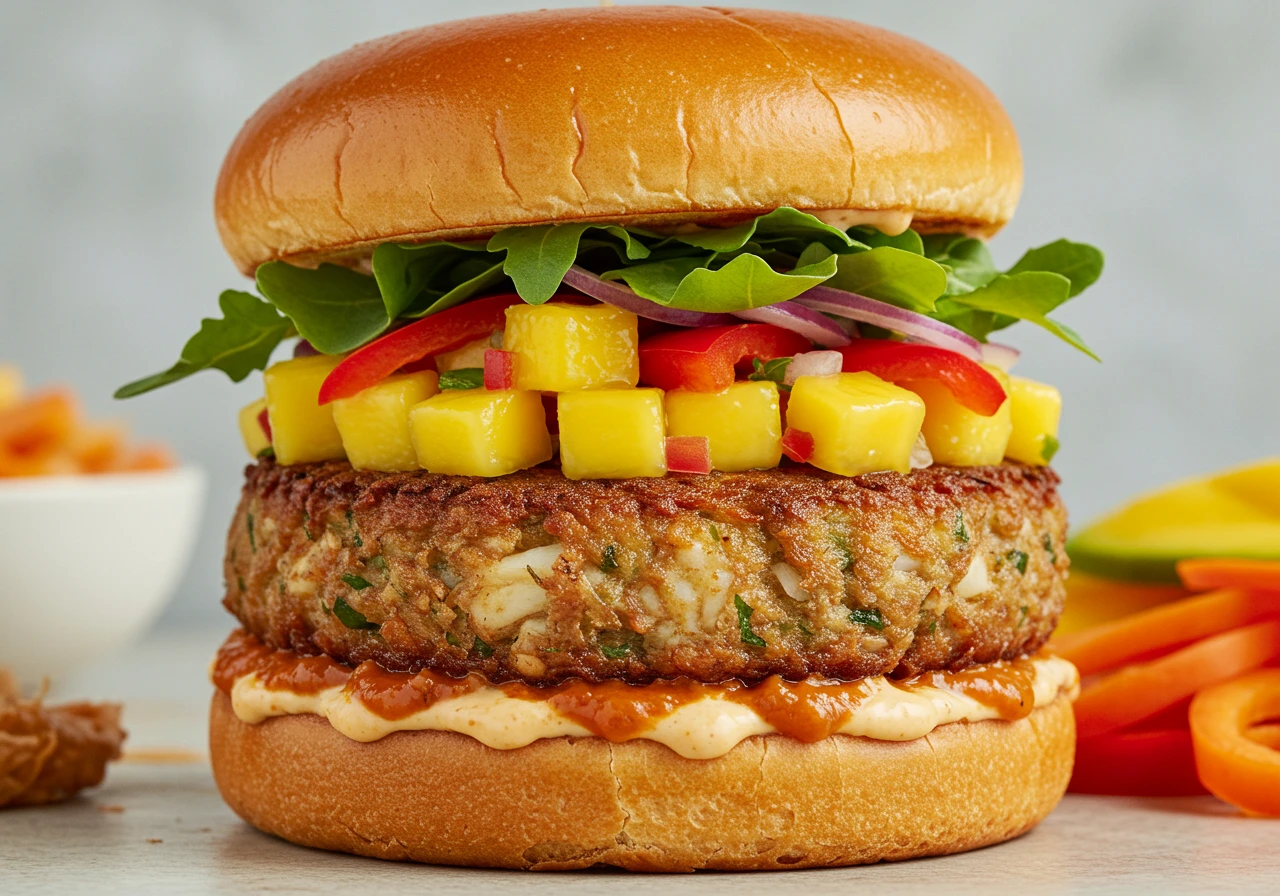 Burger created on Craiyon