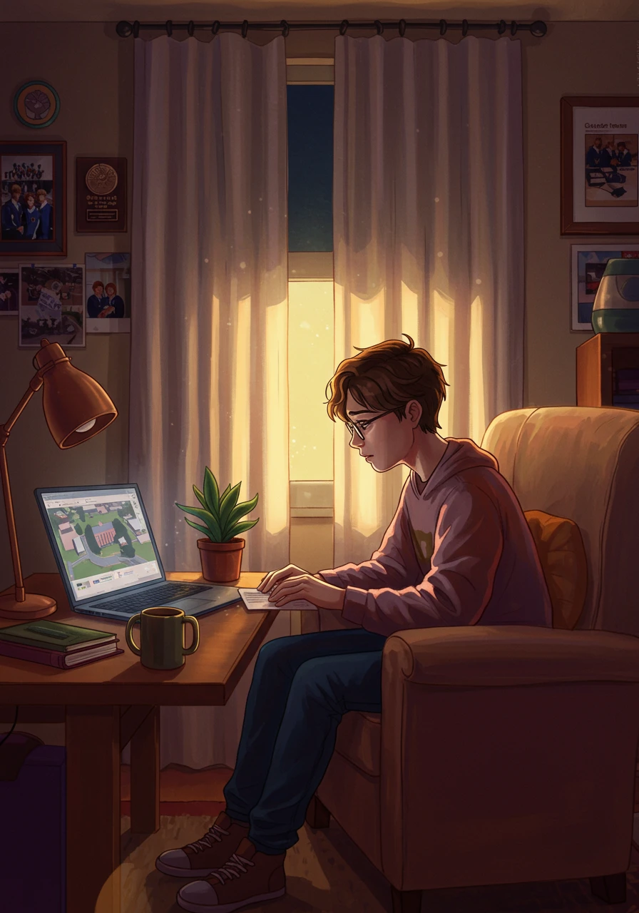 Student life created on Craiyon