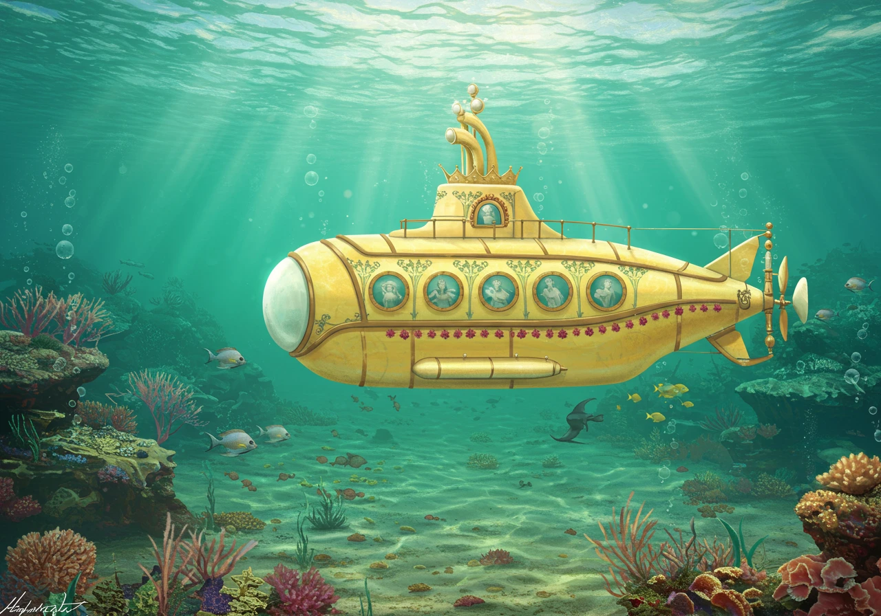 Submarine created on Craiyon