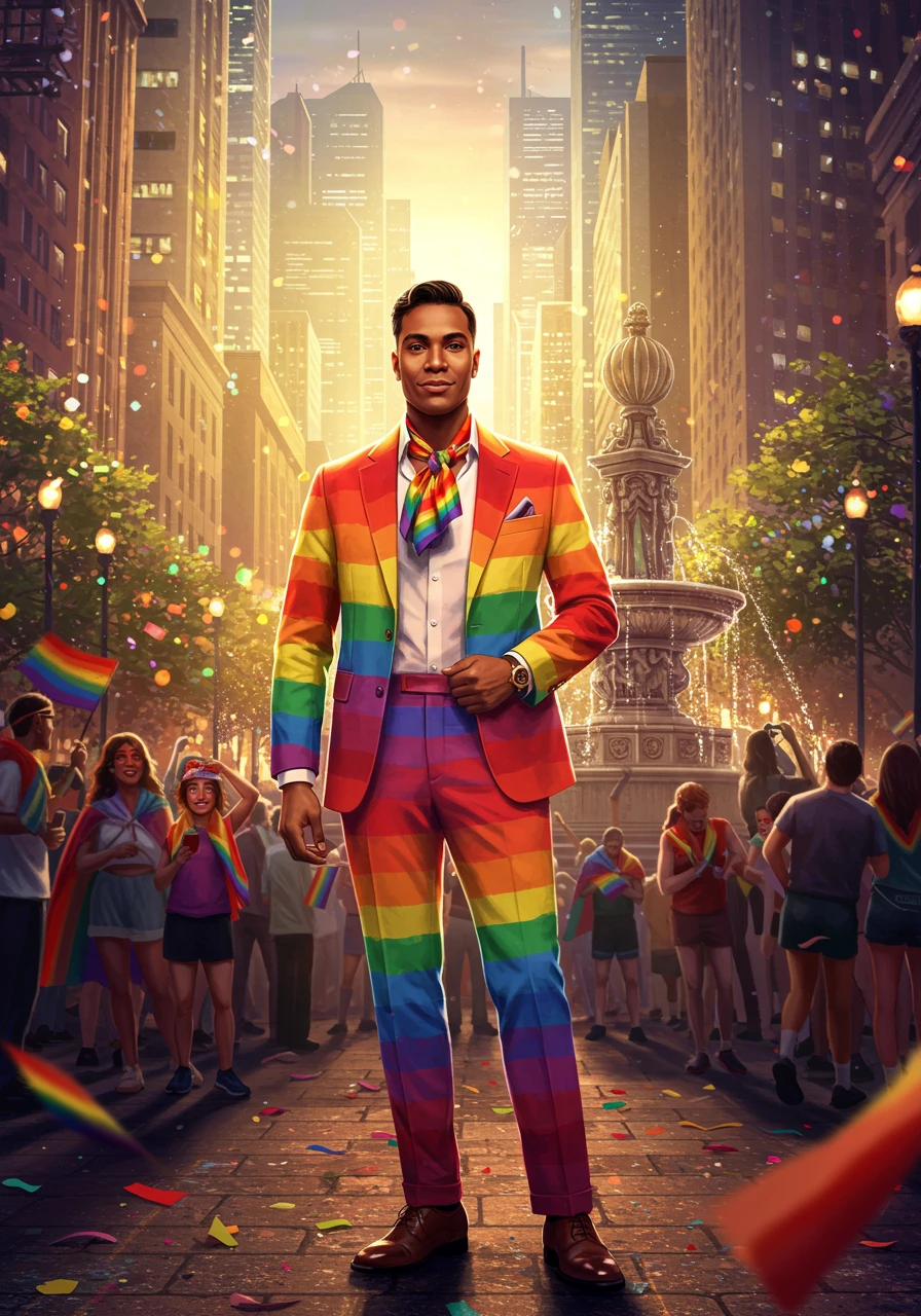 Pride created on Craiyon