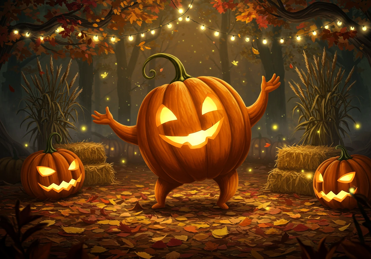 Pumpkins created on Craiyon