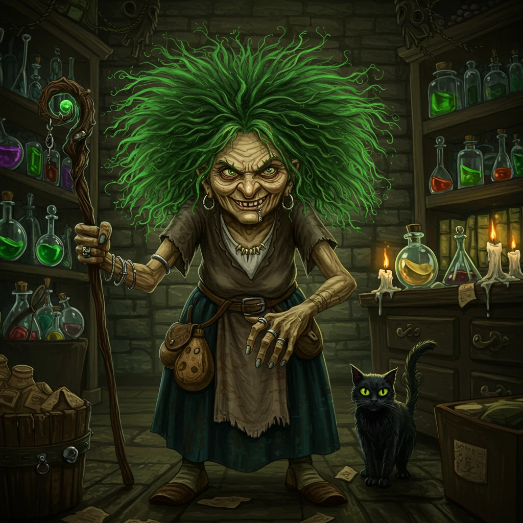 Witches created on Craiyon