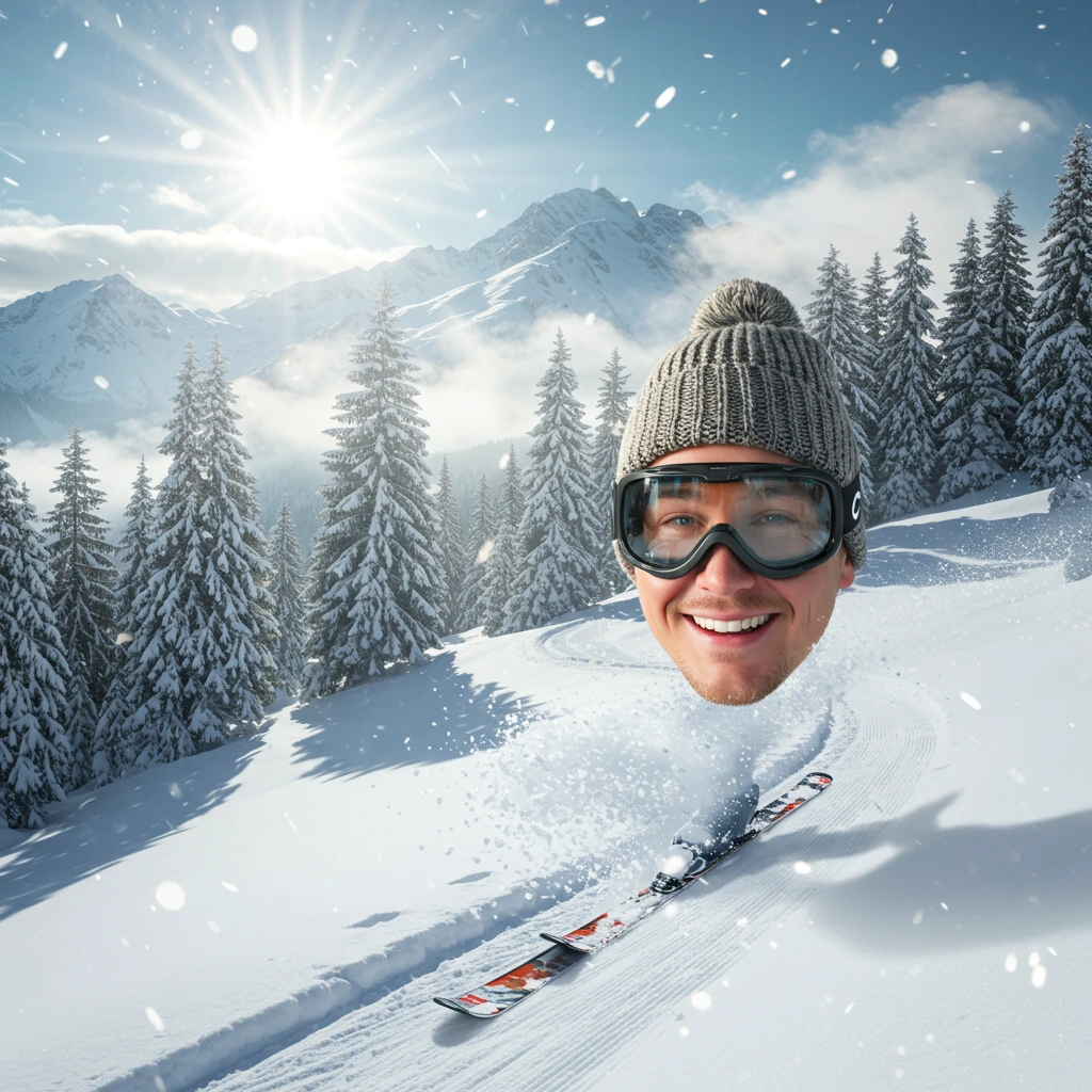 Winter sports created on Craiyon