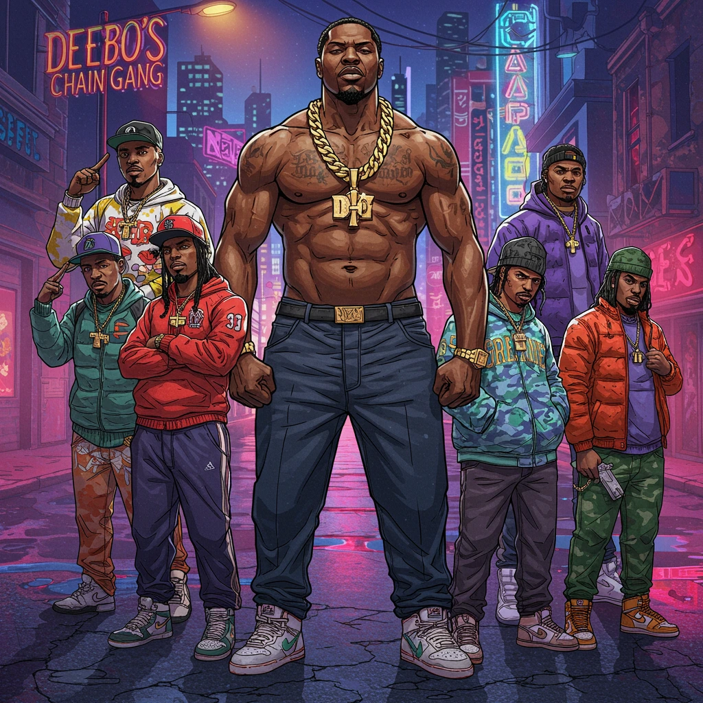 Hip-hop created on Craiyon