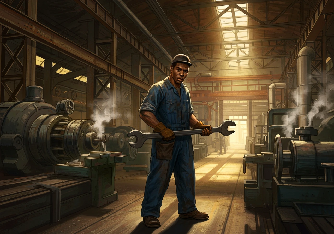 Industry created on Craiyon