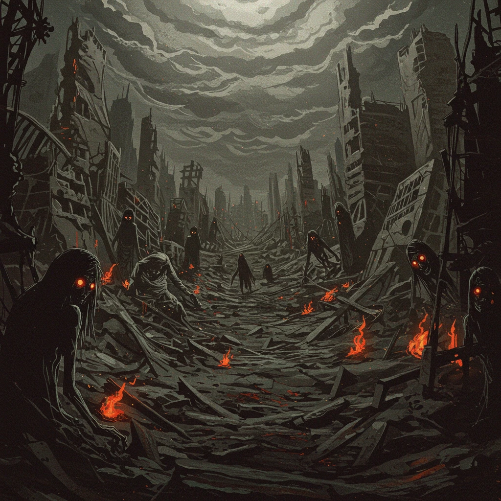 Post-apocalyptic created on Craiyon