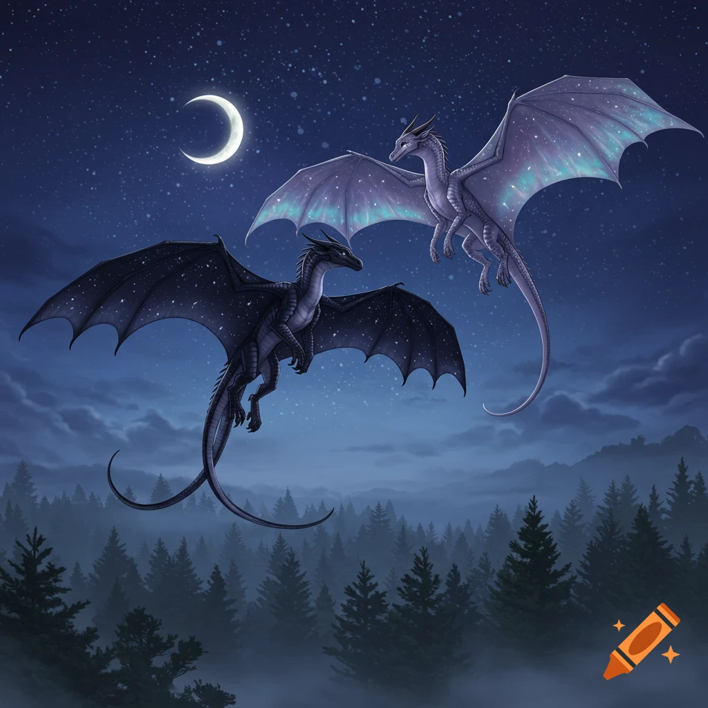 Black Dragon Starry Moon 星月 Black Dragon Starry Moon 星月