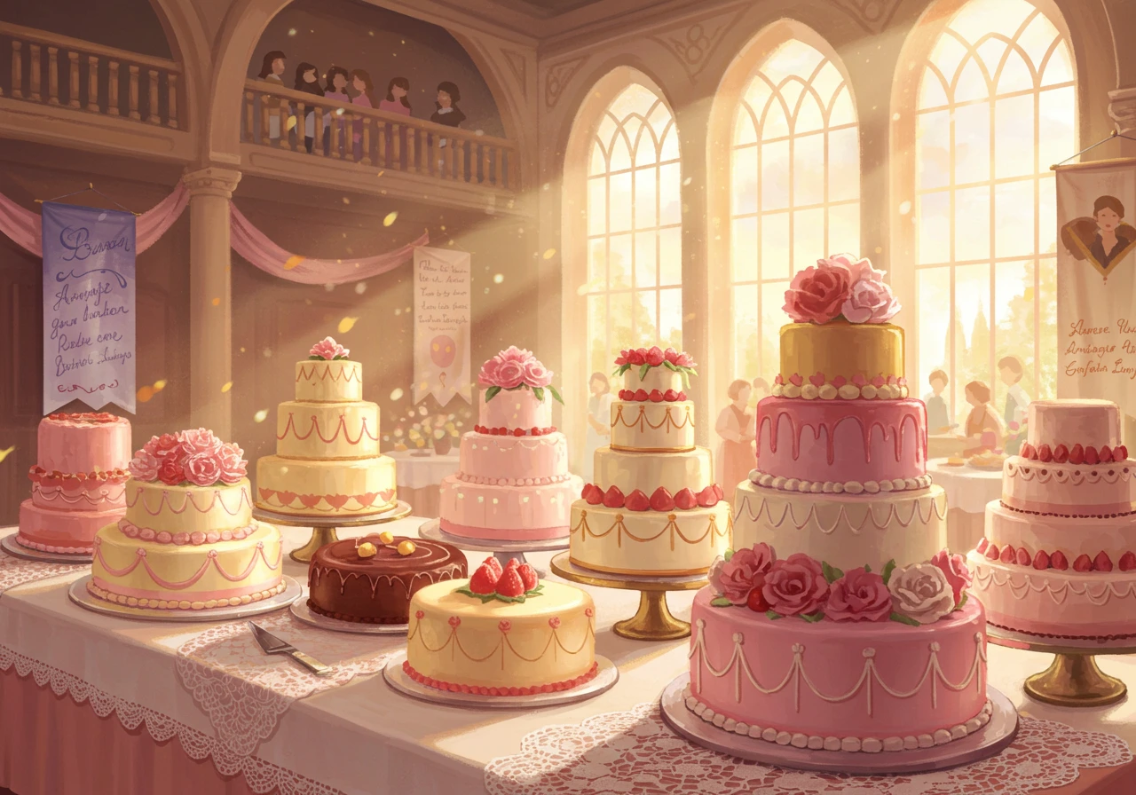 Cakes created on Craiyon