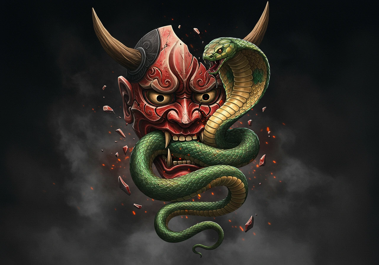 Japanese folklore created on Craiyon