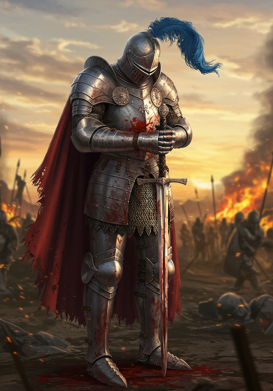 Knights created on Craiyon