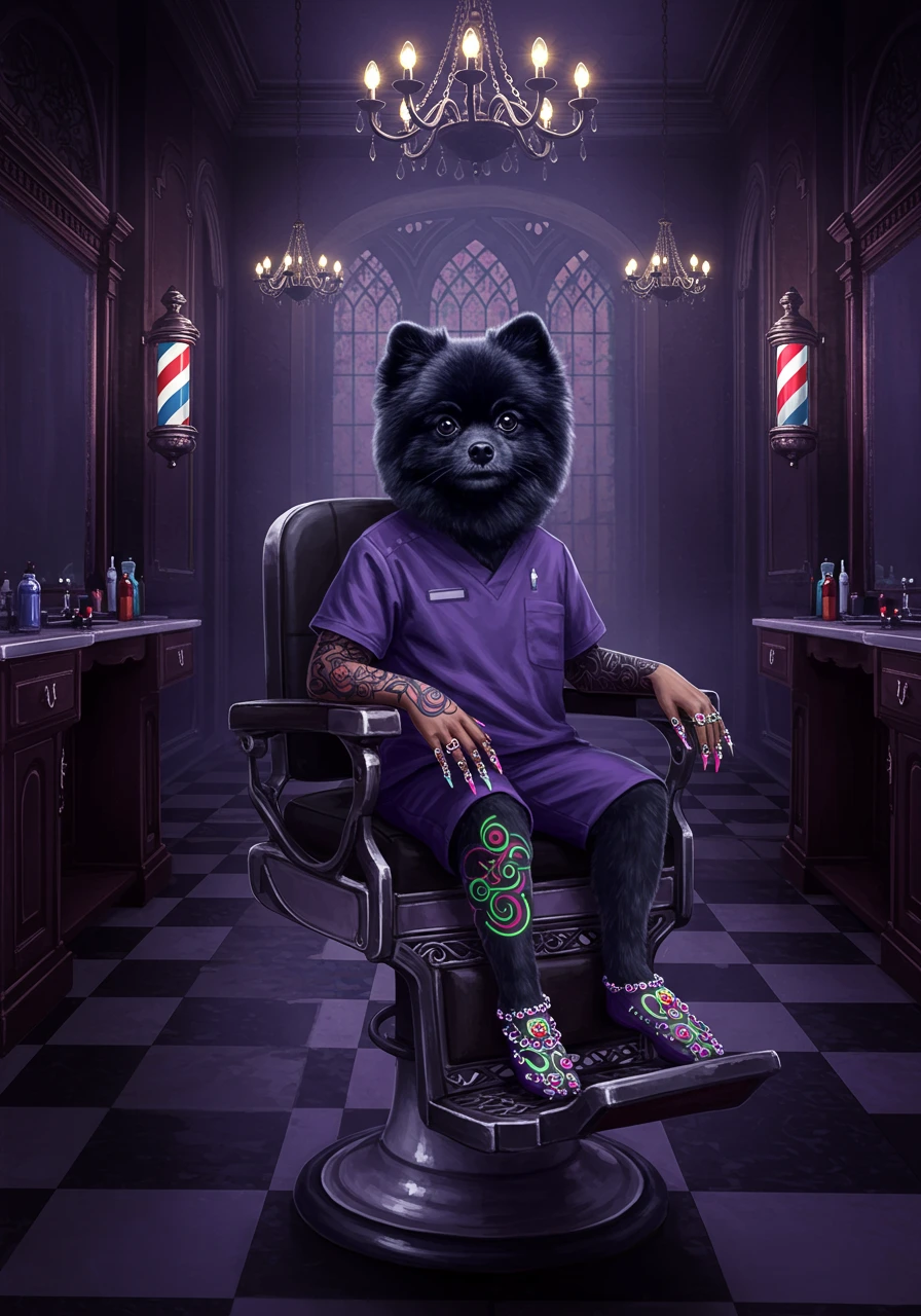 Barbershop created on Craiyon