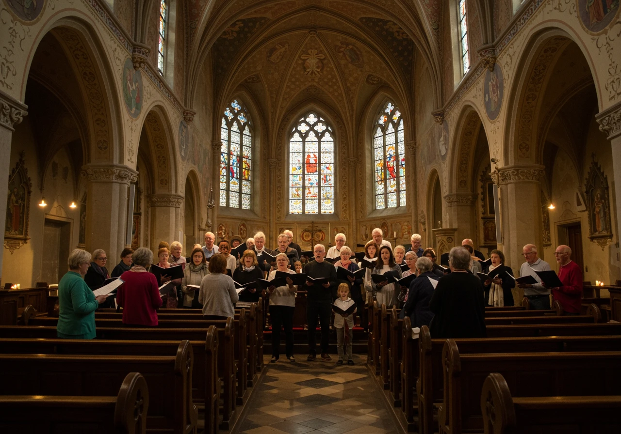Church created on Craiyon