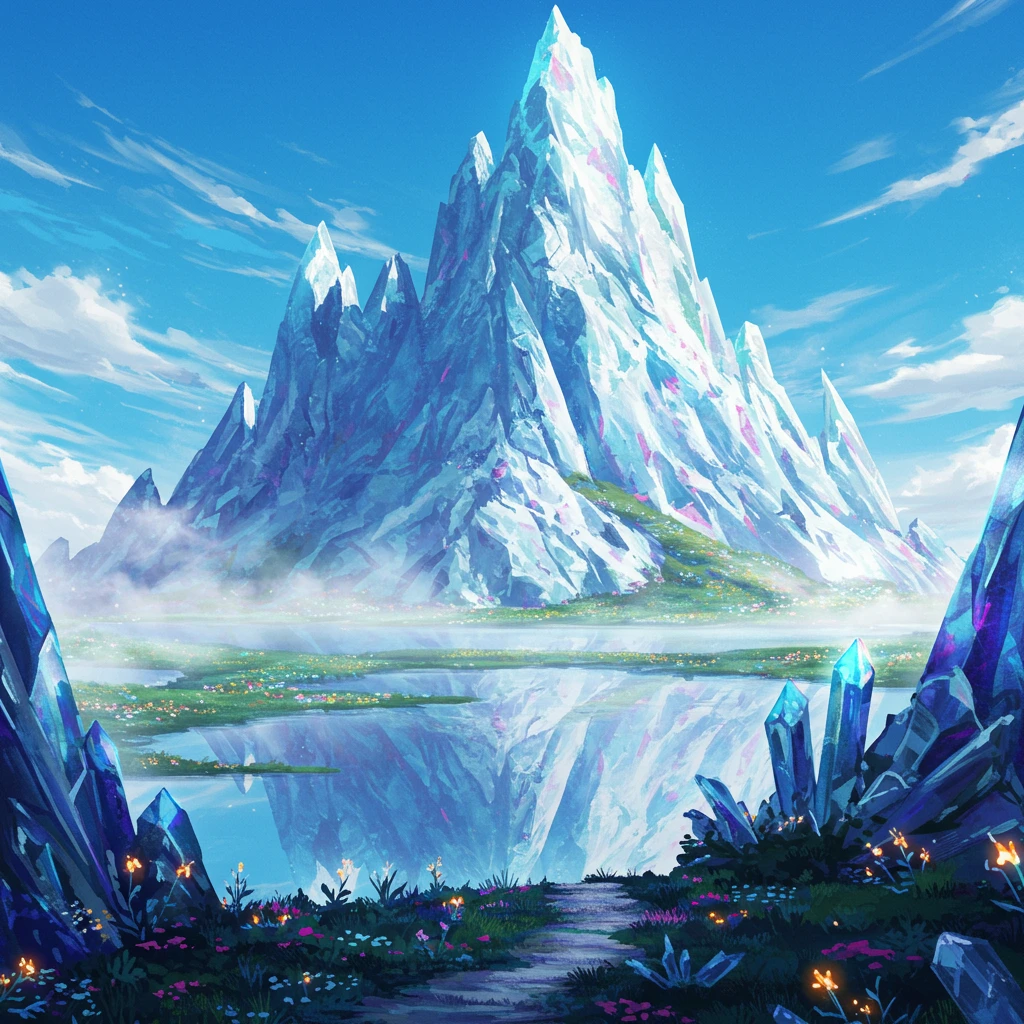 Crystals created on Craiyon