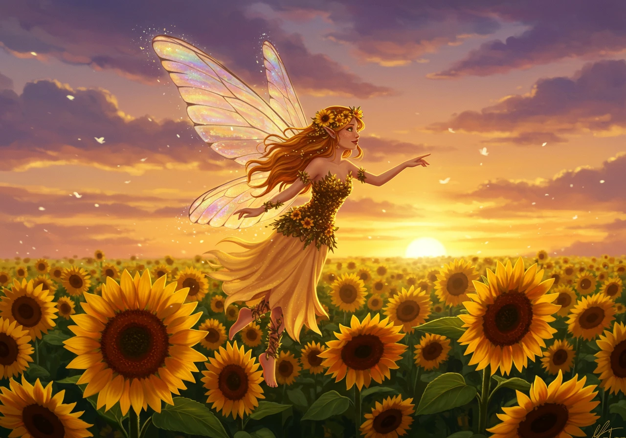 Sunflowers created on Craiyon