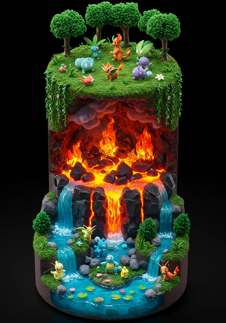 Diorama created on Craiyon